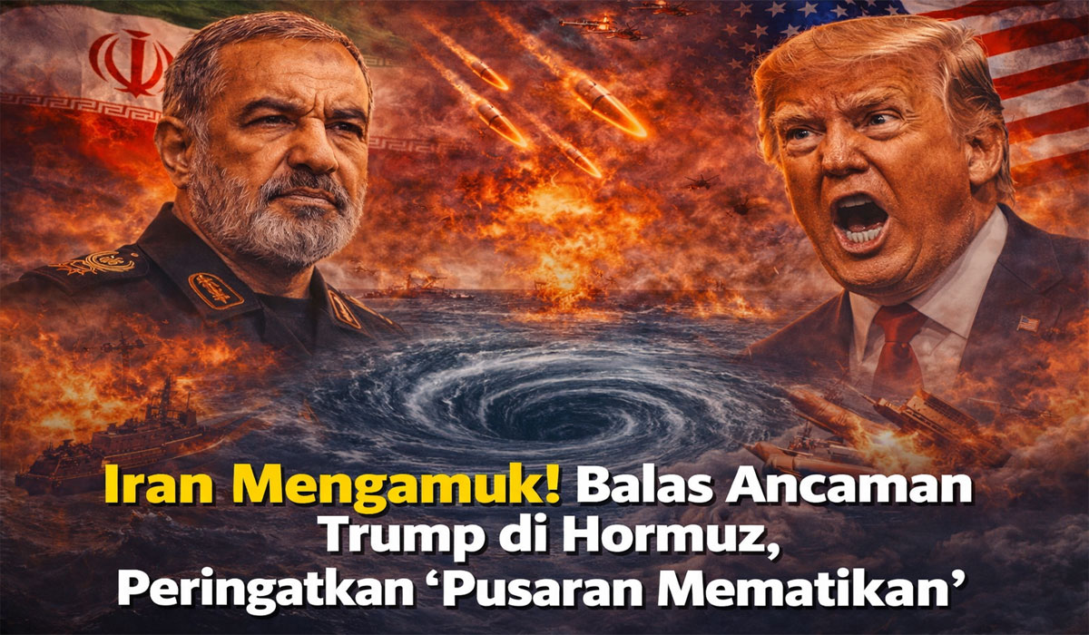 Iran Mengamuk! Balas Ancaman Trump di Hormuz, Peringatkan ‘Pusaran Mematikan’